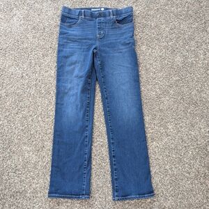 Betabrand Pull On Straight Jeans Size Large